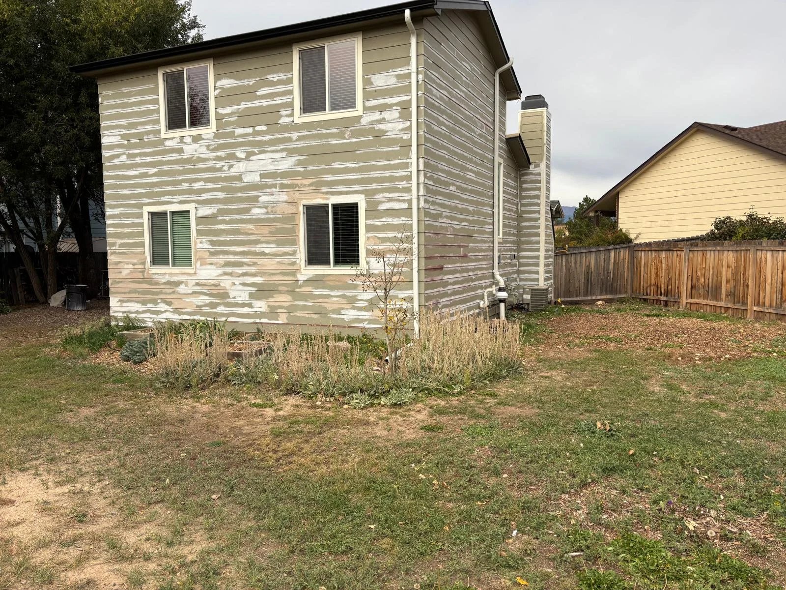 Home exterior before project